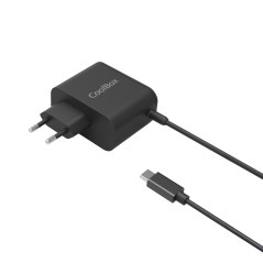 CoolBox COO-NB65-UC2 Caricabatterie per dispositivi mobili Computer portatile, Smartphone, Tablet Nero AC Ricarica rapida