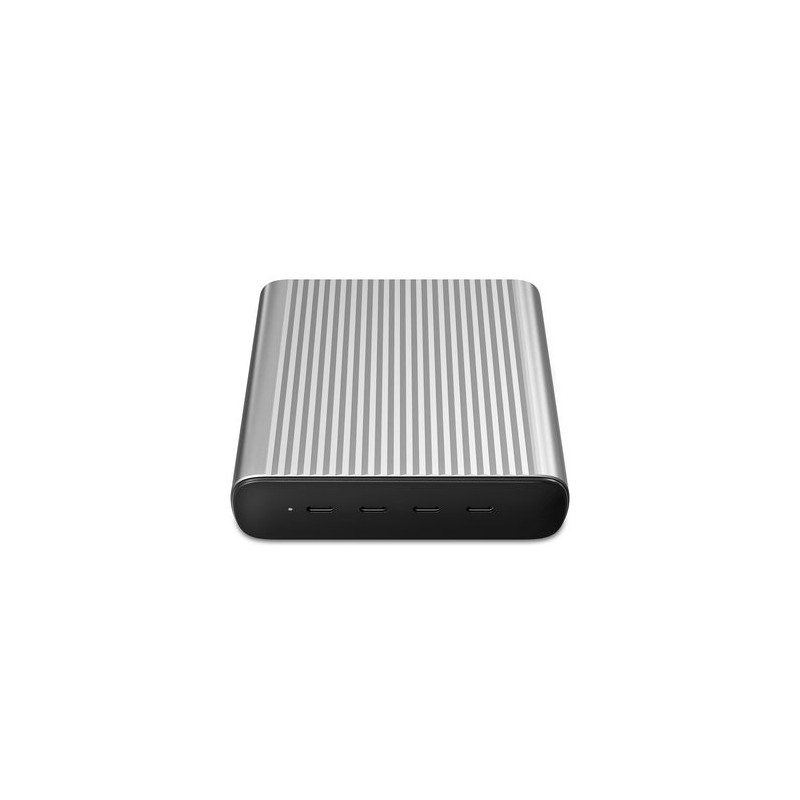 HYPER 245W GaN Desktop Charger Computer portatile, Smartphone, Tablet Nero, Argento AC, Batteria Ricarica rapida Interno HYPER 245W GaN Desktop Charger Computer portatile, Smartphone, Tablet Nero, Argento AC, Batteria Ricarica rapida Interno