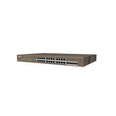 Tenda TEG5328P-24-410W Gestito L3 Gigabit Ethernet (10/100/1000) Supporto Power over Ethernet (PoE) 1U Grigio