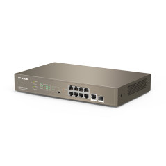 IP-COM Networks G5310P-8-150W switch di rete Gestito L3 Gigabit Ethernet (10/100/1000) Supporto Power over Ethernet (PoE) Grigio