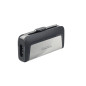 SanDisk Drive USB Ganda Ultra Tipe-C 256 GB unità flash USB USB Type-A / USB Type-C 3.2 Gen 1 (3.1 Gen 1) Grigio, Argento SanDisk Drive USB Ganda Ultra Tipe-C 256 GB unità flash USB USB Type-A / USB Type-C 3.2 Gen 1 (3.1 Gen 1) Grigio, Argento