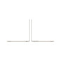 Apple MacBook Air Apple M M3 Computer portatile 34,5 cm (13.6") 16 GB 256 GB SSD Wi-Fi 6E (802.11ax) macOS Sequoia Beige