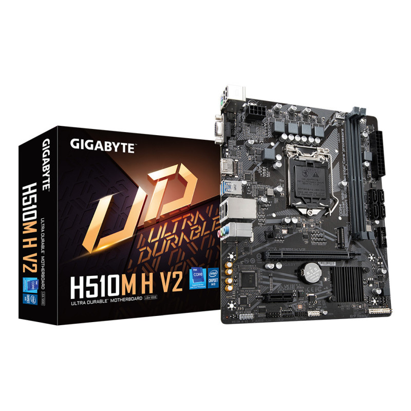 GIGABYTE H510M H V2 scheda madre Intel H510 Express LGA 1200 (Socket H5) micro ATX GIGABYTE H510M H V2 scheda madre Intel H510 Express LGA 1200 (Socket H5) micro ATX