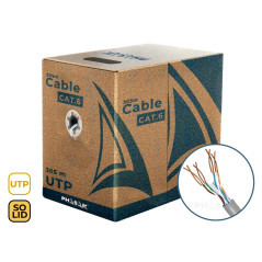 Phasak PHR 6302 cavo di rete Grigio 305 m Cat6 U UTP (UTP)