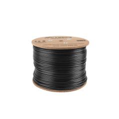 Lanberg LCU6-21CU-0305-BK cavo di rete Nero 305 m Cat6 U/UTP (UTP)