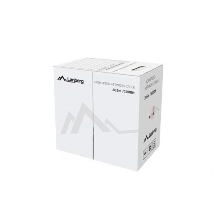 Lanberg LCU5-12CU-0305-O cavo di rete Arancione 305 m Cat5e U/UTP (UTP)