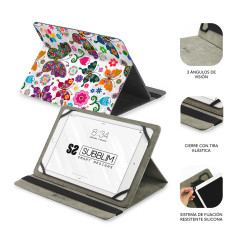 SUBBLIM SUBCUT-4TC013 custodia per tablet 27,9 cm (11") Custodia a libro Multicolore