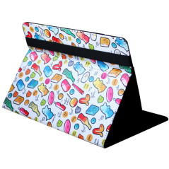 SilverHT 112000740199 custodia per tablet 27,9 cm (11") Custodia a libro Multicolore, Bianco
