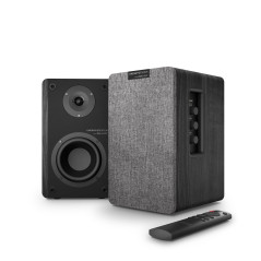 Energy Sistem Studio Monitor 4 Hi Fi 2-vie Grigio, Legno Con cavo e senza cavo 50 W