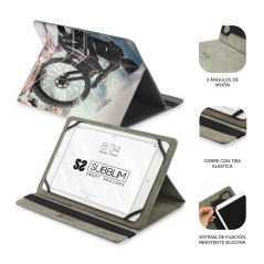 SUBBLIM SUBCUT-4TC012 custodia per tablet 27,9 cm (11") Custodia a libro Multicolore