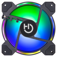 Hiditec N9-ARGB Case per computer Ventilatore 12 cm Nero
