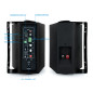 TooQ TQOWS-01B altoparlante Nero Cablato TooQ TQOWS-01B altoparlante Nero Cablato