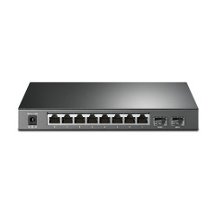 TP-Link T1500G-10PS(TL-SG2210P) Gestito L2 Gigabit Ethernet (10 100 1000) Supporto Power over Ethernet (PoE) Nero