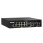 QNAP QSW-M2108R-2C switch di rete Gestito L2 2.5G Ethernet (100/1000/2500) Supporto Power over Ethernet (PoE) Nero QNAP QSW-M2108R-2C switch di rete Gestito L2 2.5G Ethernet (100/1000/2500) Supporto Power over Ethernet (PoE) Nero