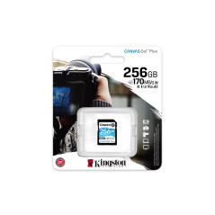 Kingston Technology Canvas Go! Plus Scheda SDXC Canvas Go Plus 170R C10 UHS-I U3 V30 da 256GB