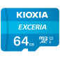 Kioxia Exceria 64 GB MicroSDXC UHS-I Classe 10 Kioxia Exceria 64 GB MicroSDXC UHS-I Classe 10