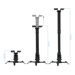 TooQ PJ2012T-B supporto per proiettore Soffitto Nero