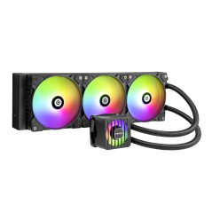 Enermax ELC-LMF420T-ARGB sistema di raffreddamento per computer Processore Raffreddatore di liquidi tutto in uno 14 cm Nero 2 pz