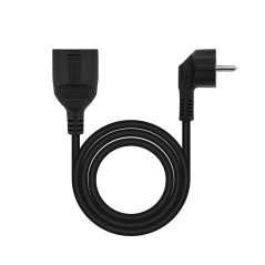 Nanocable 10.22.0602-BK prolunghe e multiple 2 m 1 presa(e) AC Interno Nero