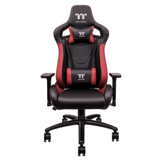 Thermaltake U Fit Sedia per gaming universale Seduta imbottita Nero, Rosso