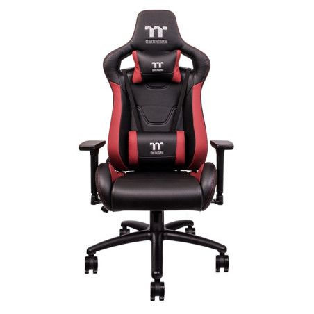 Thermaltake U Fit Sedia per gaming universale Seduta imbottita Nero, Rosso