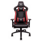 Thermaltake U Fit Sedia per gaming universale Seduta imbottita Nero, Rosso