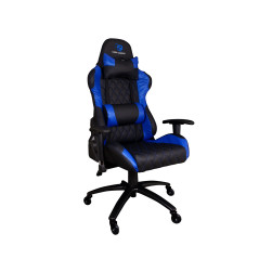 Deep Gaming Deep Command II Sedia da gaming per PC Seduta imbottita Nero, Blu
