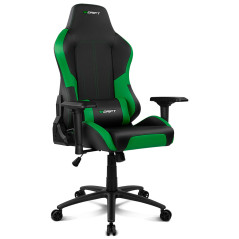 DRIFT DR250 Sedia da gaming per PC Sedia imbottita tappezzata Nero, Verde