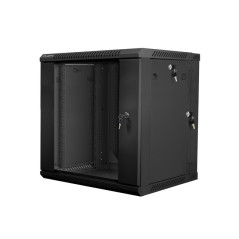 Lanberg WF02-6612-10B rack 12U Da parete Nero