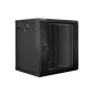 Lanberg WF02-6612-10B rack 12U Da parete Nero Lanberg WF02-6612-10B rack 12U Da parete Nero