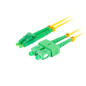 Lanberg FO-SALA-SD11-0020-YE cavo InfiniBand e in fibra ottica 2 m SC LC Giallo