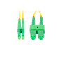 Lanberg FO-SALA-SD11-0020-YE cavo InfiniBand e in fibra ottica 2 m SC LC Giallo