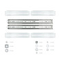 Nanocable 10.21.4218 porta accessori Guida per scaffale