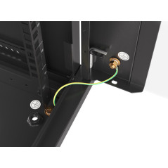 Lanberg WF01-6427-10B rack 27U Da parete Nero