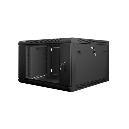 Lanberg WF01-6606-10B rack 6U Da parete Nero
