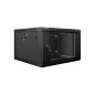 Lanberg WF01-6606-10B rack 6U Da parete Nero