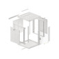 Lanberg WF01-6612-10S rack 12U Da parete Grigio