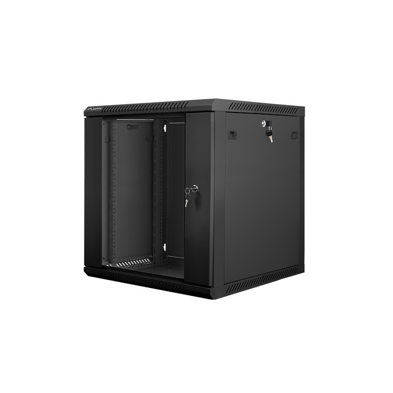 Lanberg WF01-6612-10B rack 12U Da parete Nero Lanberg WF01-6612-10B rack 12U Da parete Nero