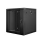 Lanberg WF01-6612-10B rack 12U Da parete Nero Lanberg WF01-6612-10B rack 12U Da parete Nero