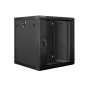 Lanberg WF01-6612-10B rack 12U Da parete Nero Lanberg WF01-6612-10B rack 12U Da parete Nero