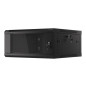 Lanberg WF01-6604-10B rack 4U Da parete Nero