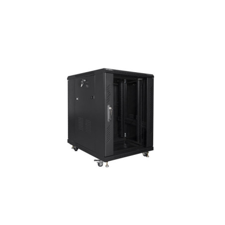 Lanberg FF01-6815-12B rack 15U Rack indipendenti Nero