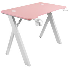Mars Gaming MGD100RGBP scrivania per computer Rosa