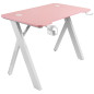 Mars Gaming MGD100RGBP scrivania per computer Rosa