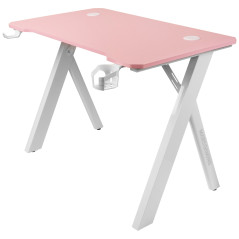 Mars Gaming MGD100RGBP scrivania per computer Rosa