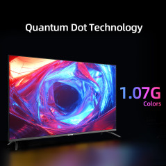 CHiQ U43QM8V TV 109,2 cm (43") 4K Ultra HD Smart TV Wi-Fi Grigio, Argento 350 cd m²