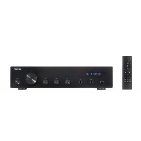 Fonestar AS170PLUS amplificatore audio 2.0 canali Casa Nero