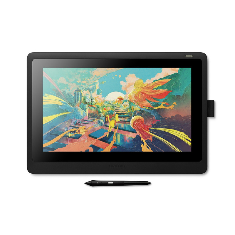 Wacom Cintiq 16 tavoletta grafica Nero 5080 lpi (linee per pollice) 344,16 x 193,59 mm Wacom Cintiq 16 tavoletta grafica Nero 5080 lpi (linee per pollice) 344,16 x 193,59 mm