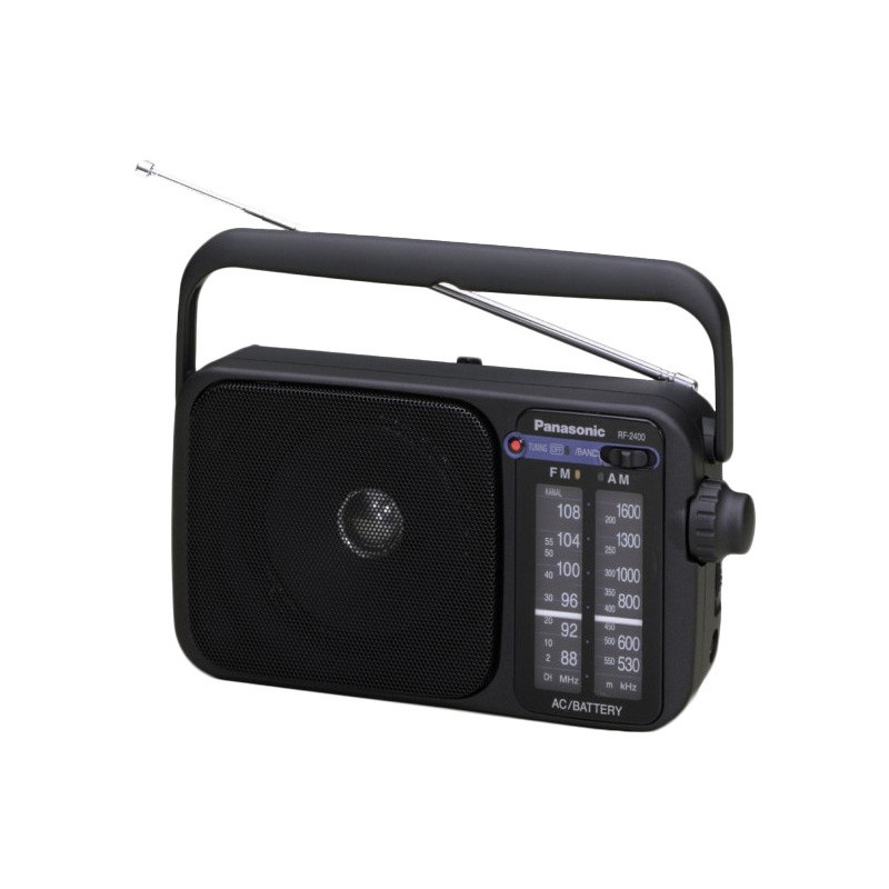 Panasonic RF-2400D Portatile Analogico Nero Panasonic RF-2400D Portatile Analogico Nero