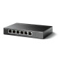 TP-Link TL-SF1006P switch di rete Non gestito Fast Ethernet (10/100) Supporto Power over Ethernet (PoE) Nero TP-Link TL-SF1006P switch di rete Non gestito Fast Ethernet (10/100) Supporto Power over Ethernet (PoE) Nero
